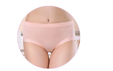 Physiological Pants Women's Mid-waist Three-layer Anti-leakage Menstrual Holiday Big Aunt Triangle Sanitary Pants