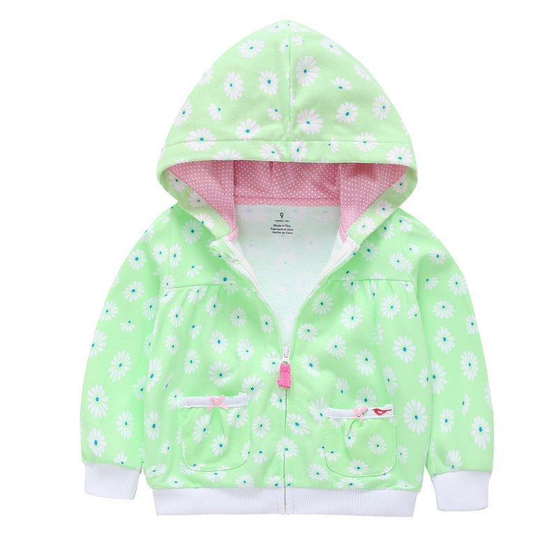 27Kid Toddlers Hoodies Boys Girls Spring Jacket Little Baby Infant Dinosuar Cartoon Hooded Kids Cute Boys Outwear Sweatshirt