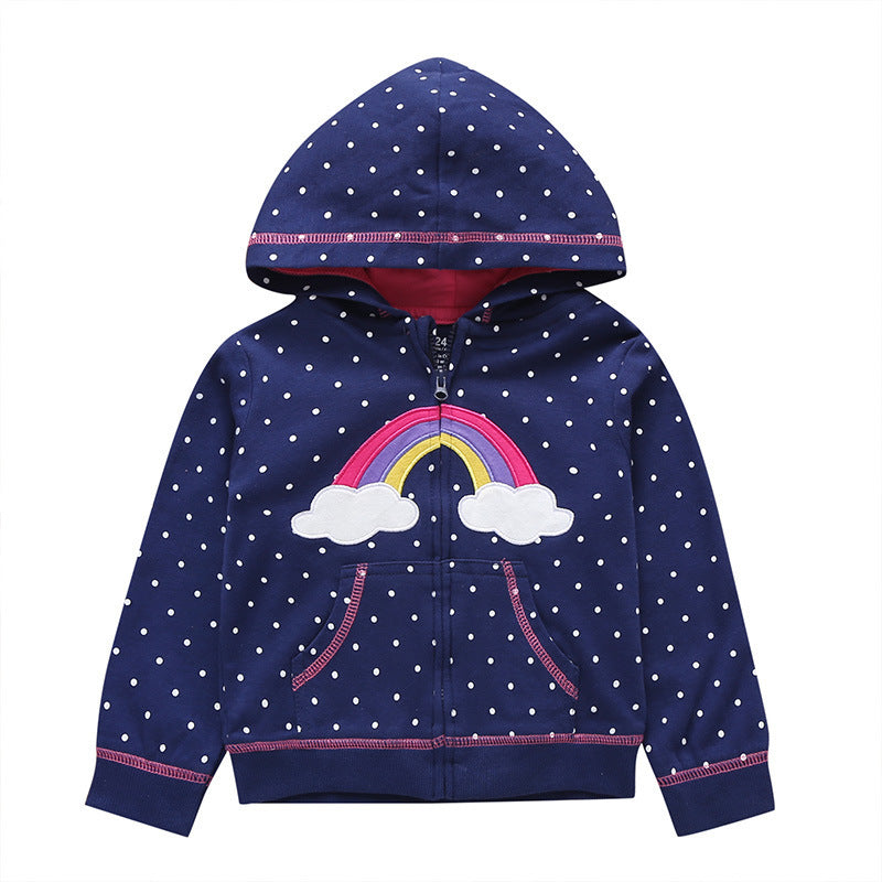27Kid Toddlers Hoodies Boys Girls Spring Jacket Little Baby Infant Dinosuar Cartoon Hooded Kids Cute Boys Outwear Sweatshirt