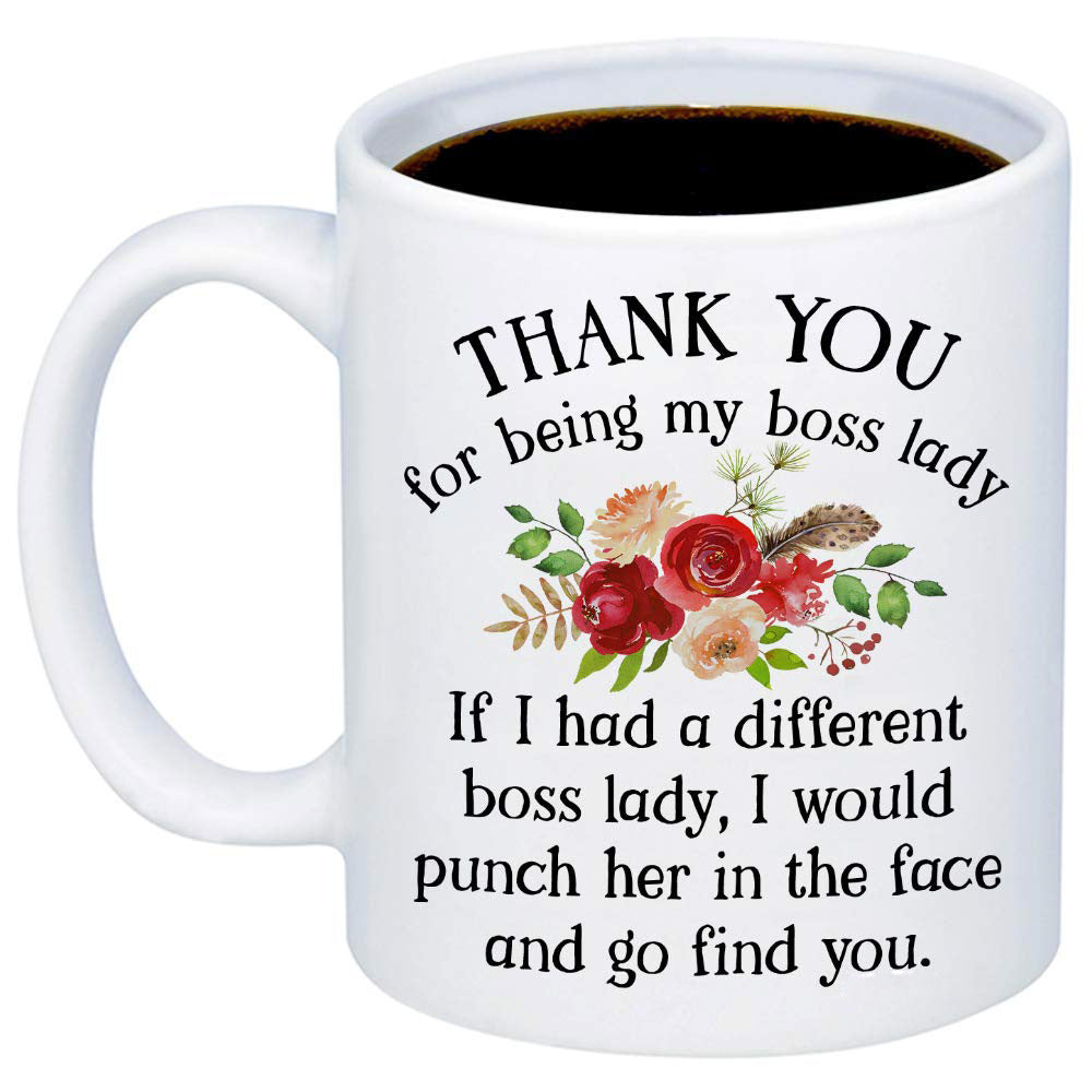 Thank You Sister Wife Ceramic Coffee Mark Cup Water Cup Wife Auntie Flower