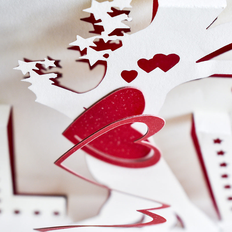 3D greeting card wedding anniversary card