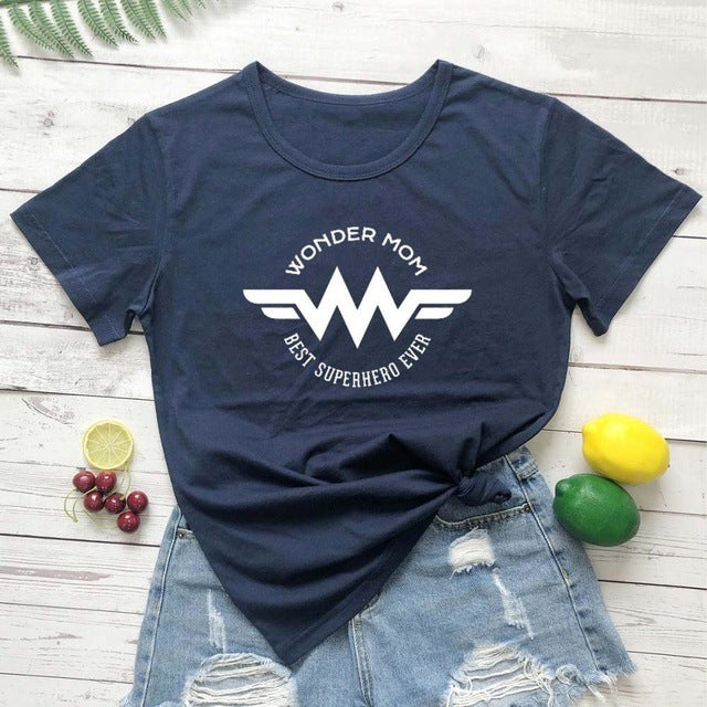Mom Life Mom Shirt Funny Mom Polyester Casual Aesthetic T-shirt