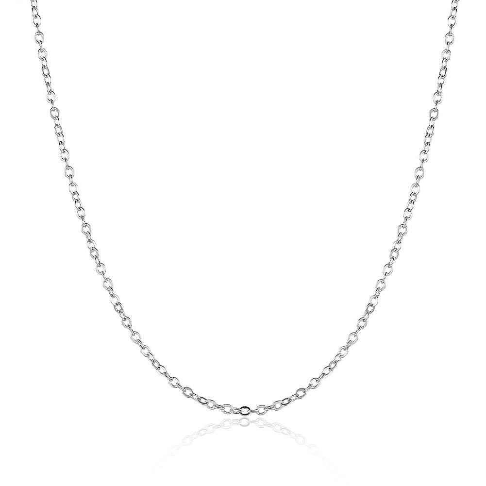 Titanium Steel Mother Son Daughter Minimalist Necklace