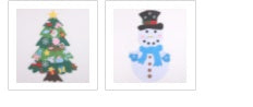 DIY Felt Christmas Tree With Three-dimensional Christmas
