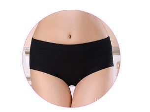 Physiological Pants Women's Mid-waist Three-layer Anti-leakage Menstrual Holiday Big Aunt Triangle Sanitary Pants