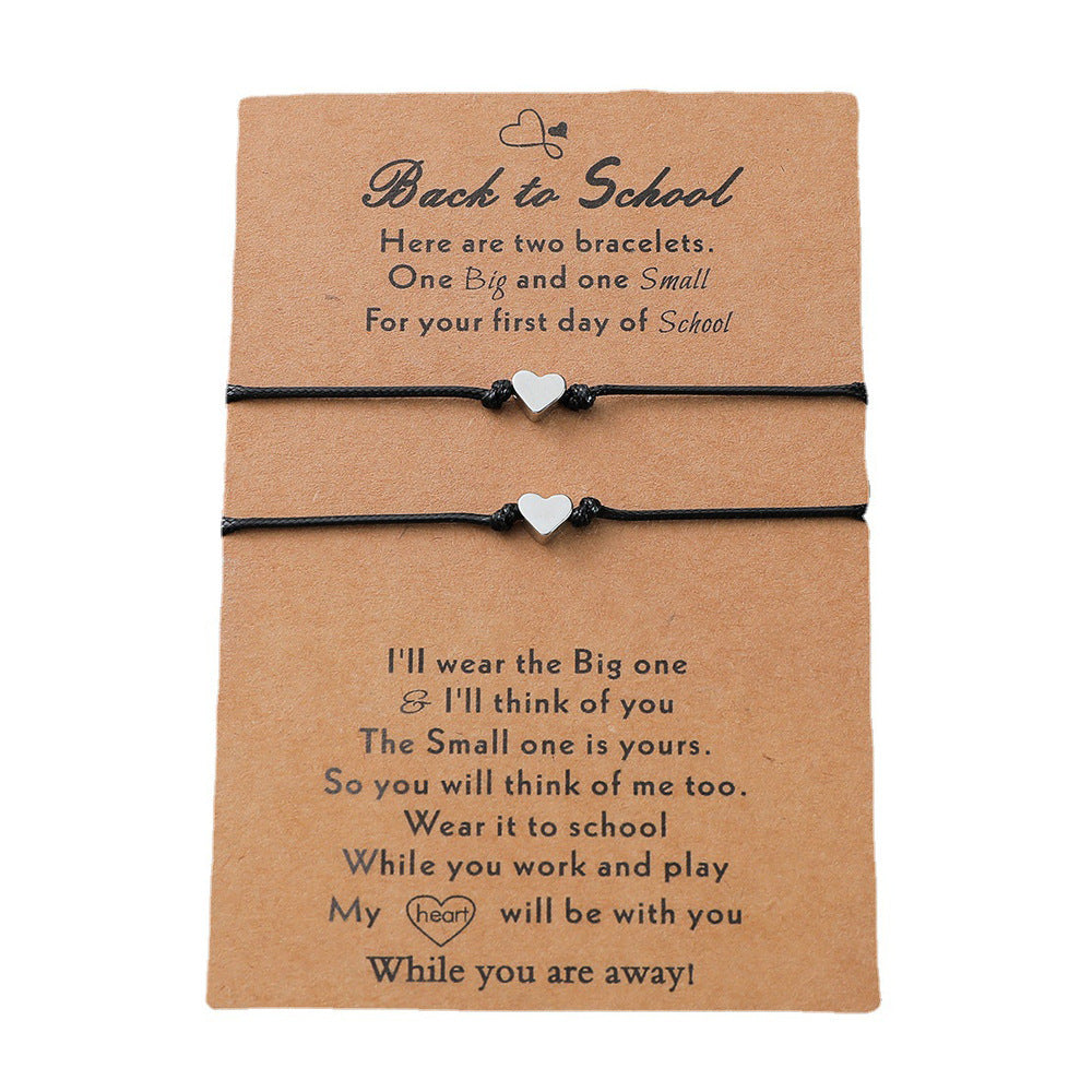 Love Woven Bracelet Personality Back To School