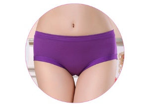 Physiological Pants Women's Mid-waist Three-layer Anti-leakage Menstrual Holiday Big Aunt Triangle Sanitary Pants