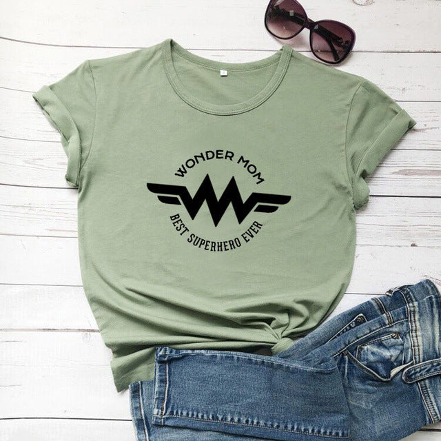 Mom Life Mom Shirt Funny Mom Polyester Casual Aesthetic T-shirt