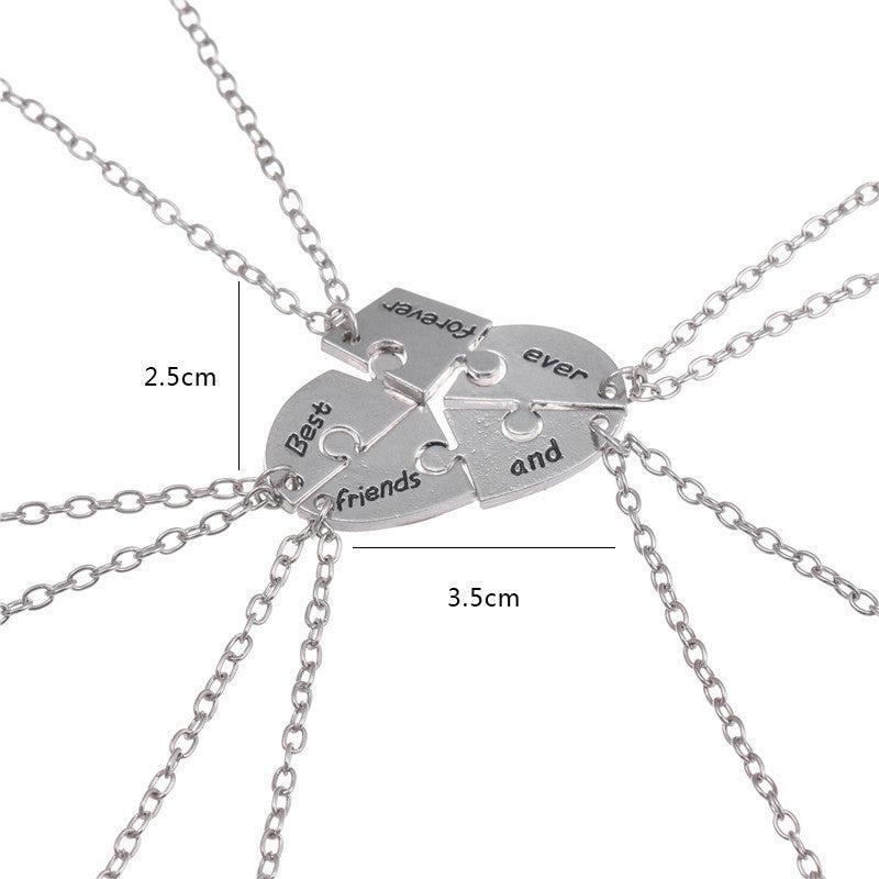 Sister Ladybro Simple Necklace Five-piece Set