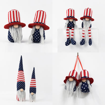 Decoration US July 4th Commemorative Gift Cute Dwarf Dwarf Cloth Arts And Crafts