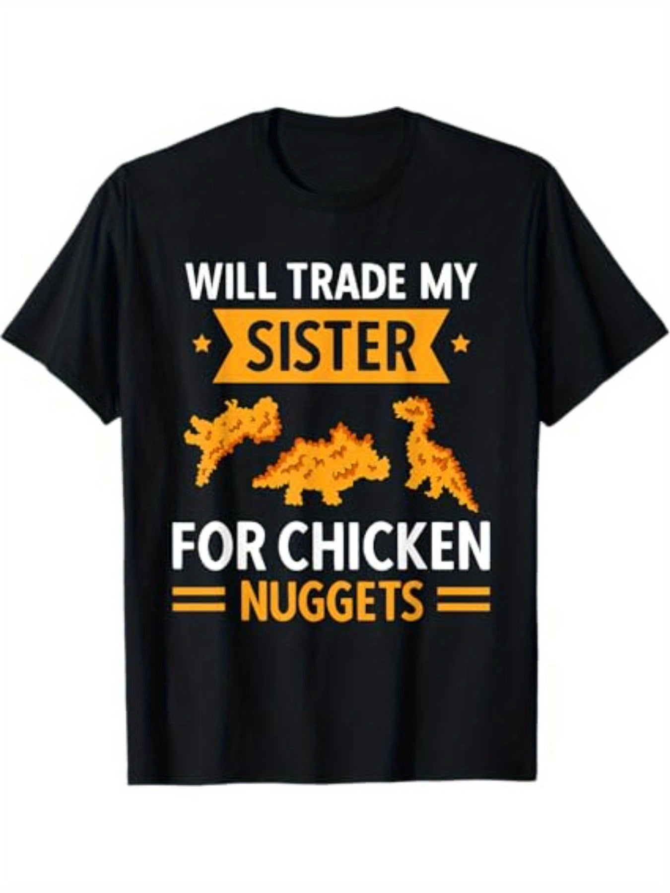 Chicken Block Enthusiasts Will Exchange Their Younger Sister For A Chicken Block T-shirt, Which Is Unisex, Short Sleeved, Casual, And Fashionable For Autumn