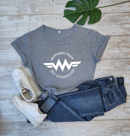 Mom Life Mom Shirt Funny Mom Polyester Casual Aesthetic T-shirt