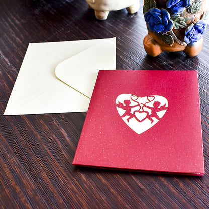 3D greeting card wedding anniversary card