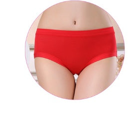 Physiological Pants Women's Mid-waist Three-layer Anti-leakage Menstrual Holiday Big Aunt Triangle Sanitary Pants