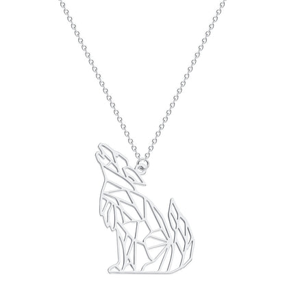 Wolf Howling Clavicle Chain