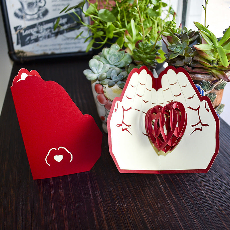 3D greeting card wedding anniversary card