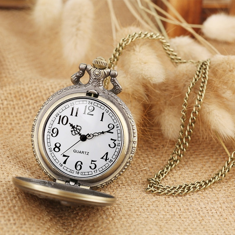 Vintage Grandpa Green Ancient Pocket Watch