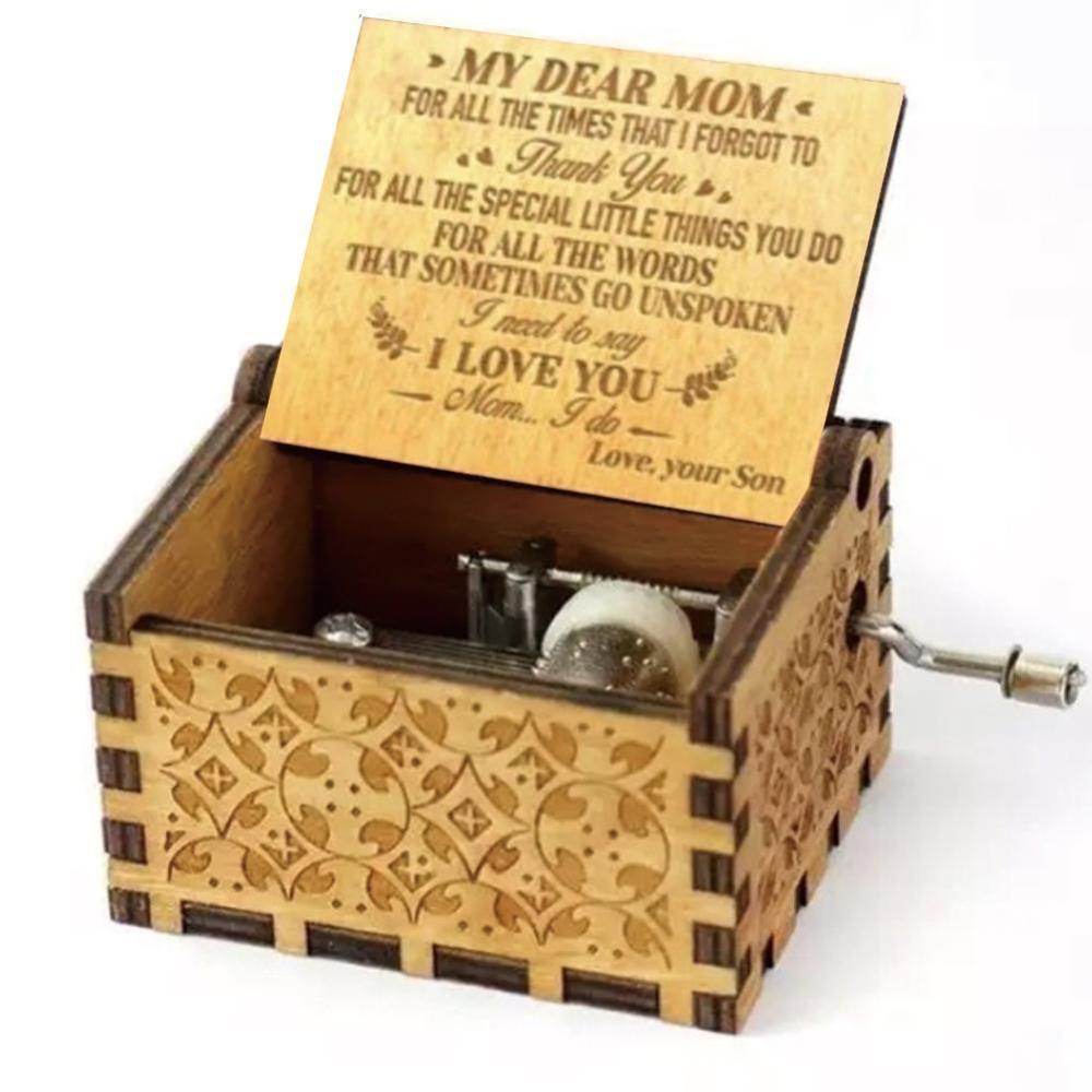 Music-Box Decor Gift Wooden Sunshine Birthday Christmas My Love Mom Dad B7Q5 Send Anonymous