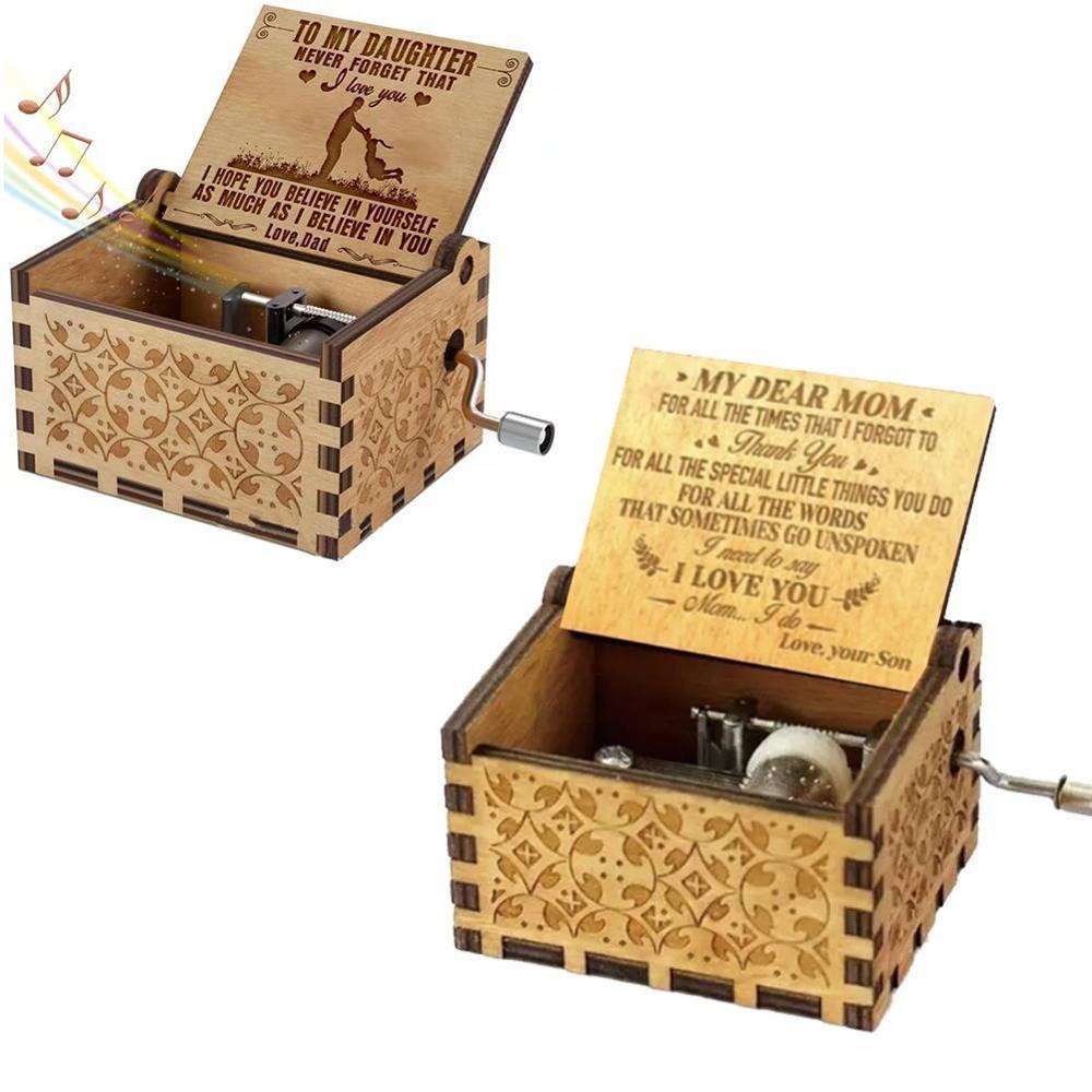Music-Box Decor Gift Wooden Sunshine Birthday Christmas My Love Mom Dad B7Q5 Send Anonymous