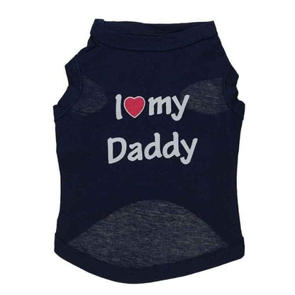 Pet Clothes Dog Clothes All-polyester Ultra-thin Breathable Good Sister Small Dog Pet Vest