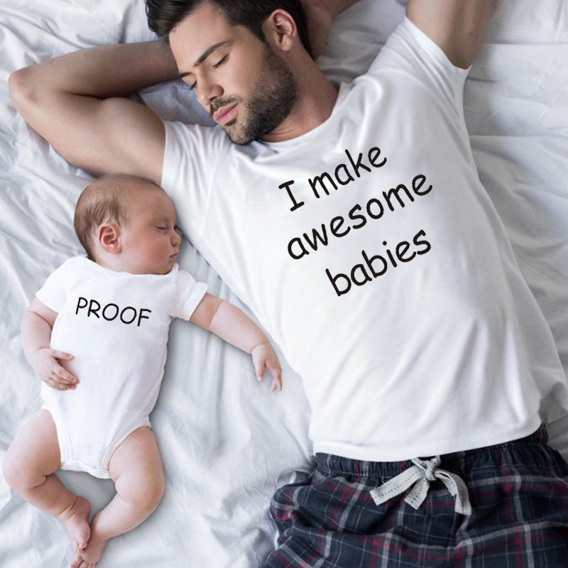 Funny And Humorous Father And Son T-shirt Tops
