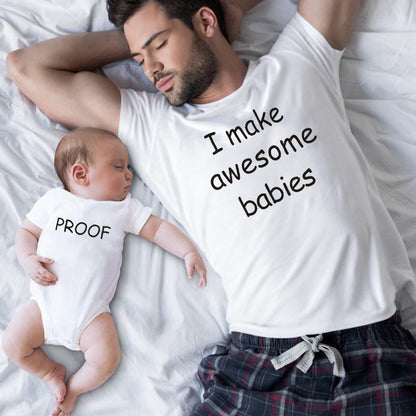 Funny And Humorous Father And Son T-shirt Tops