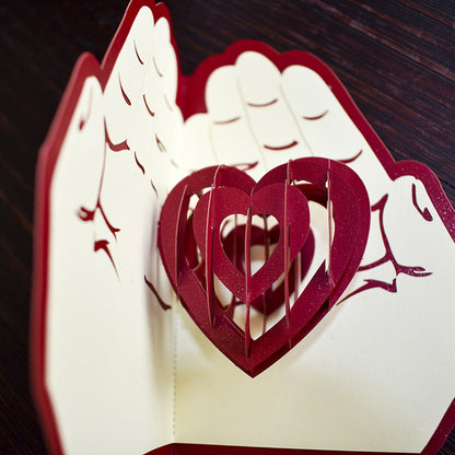 3D greeting card wedding anniversary card