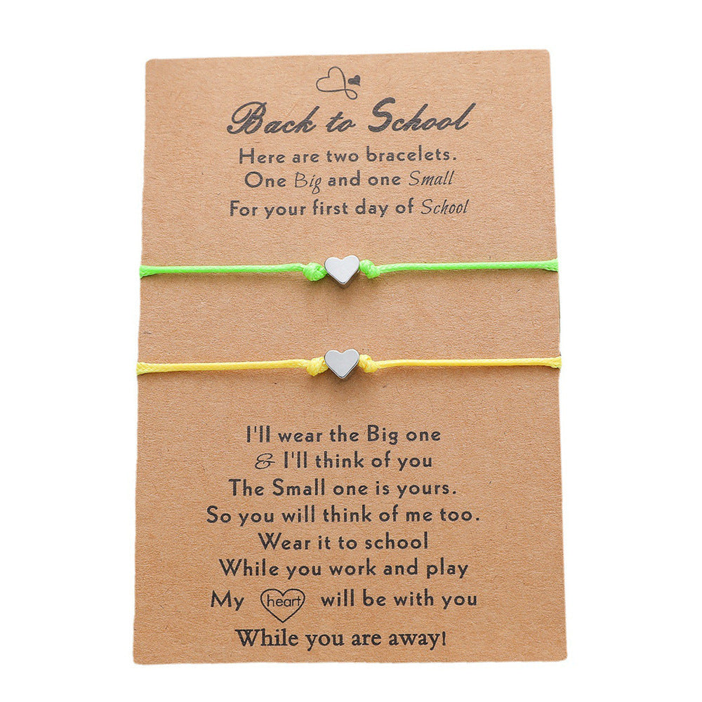 Love Woven Bracelet Personality Back To School