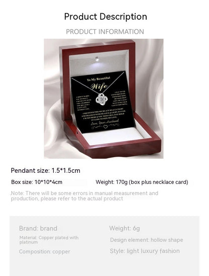 Full Diamond Silver Pendant Necklace Eternal Star Gift For Wife Holiday Gift