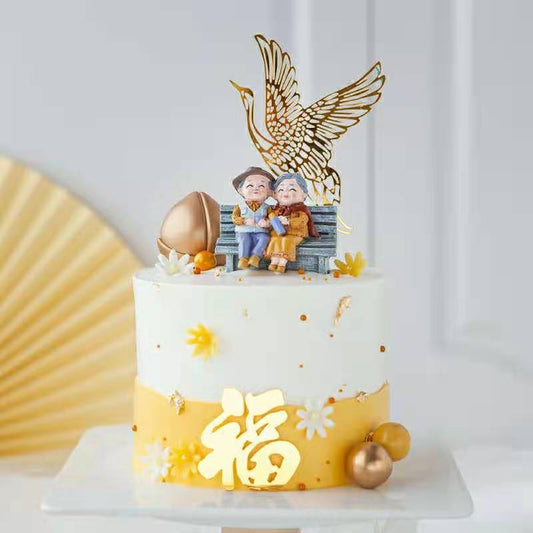 Husband And Granny Home Desktop Decoration Creative Grandparents