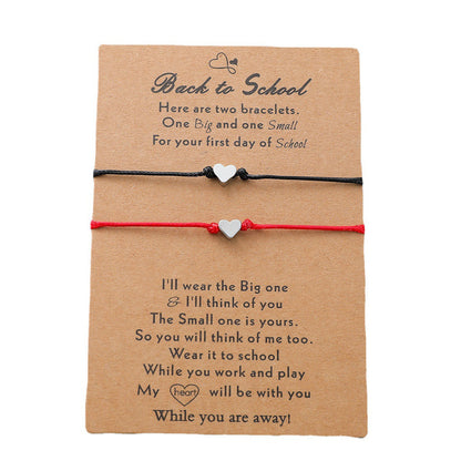 Love Woven Bracelet Personality Back To School