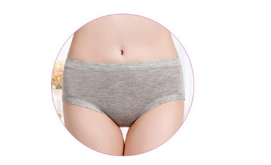 Physiological Pants Women's Mid-waist Three-layer Anti-leakage Menstrual Holiday Big Aunt Triangle Sanitary Pants