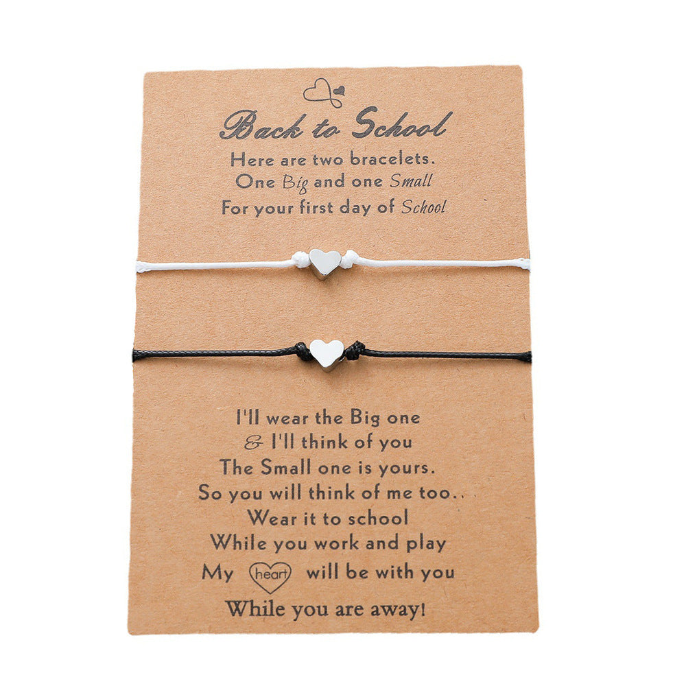 Love Woven Bracelet Personality Back To School