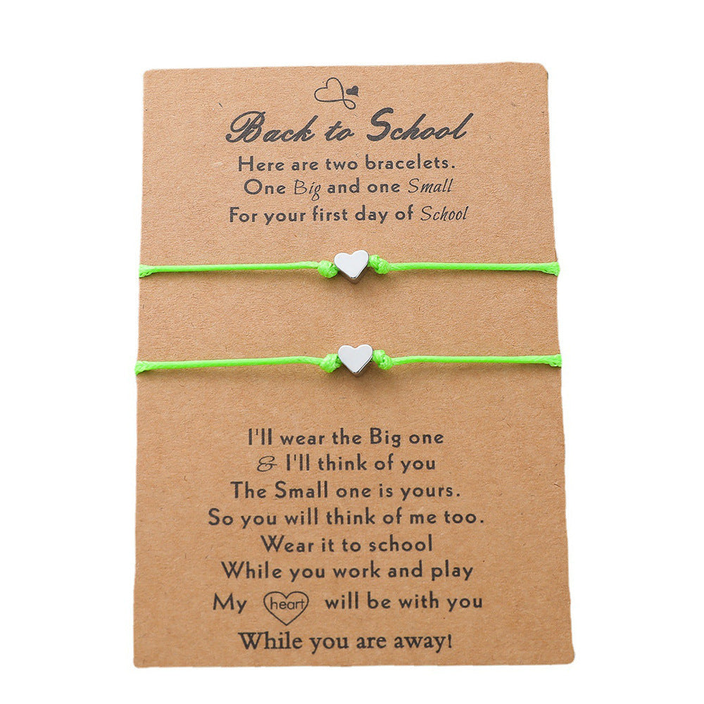 Love Woven Bracelet Personality Back To School