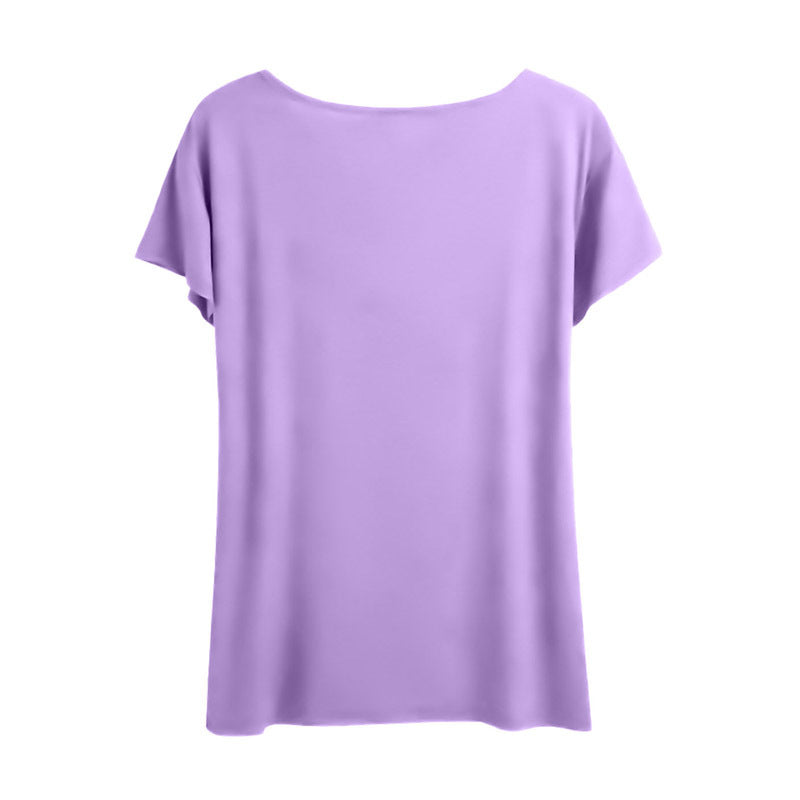 Women's Round Neck Short Sleeve T-Shirt - 'DAUGHTER OF THE KING' Inspirational Print Summer Tee