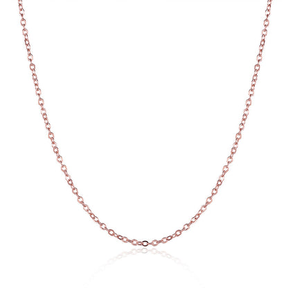 Titanium Steel Mother Son Daughter Minimalist Necklace