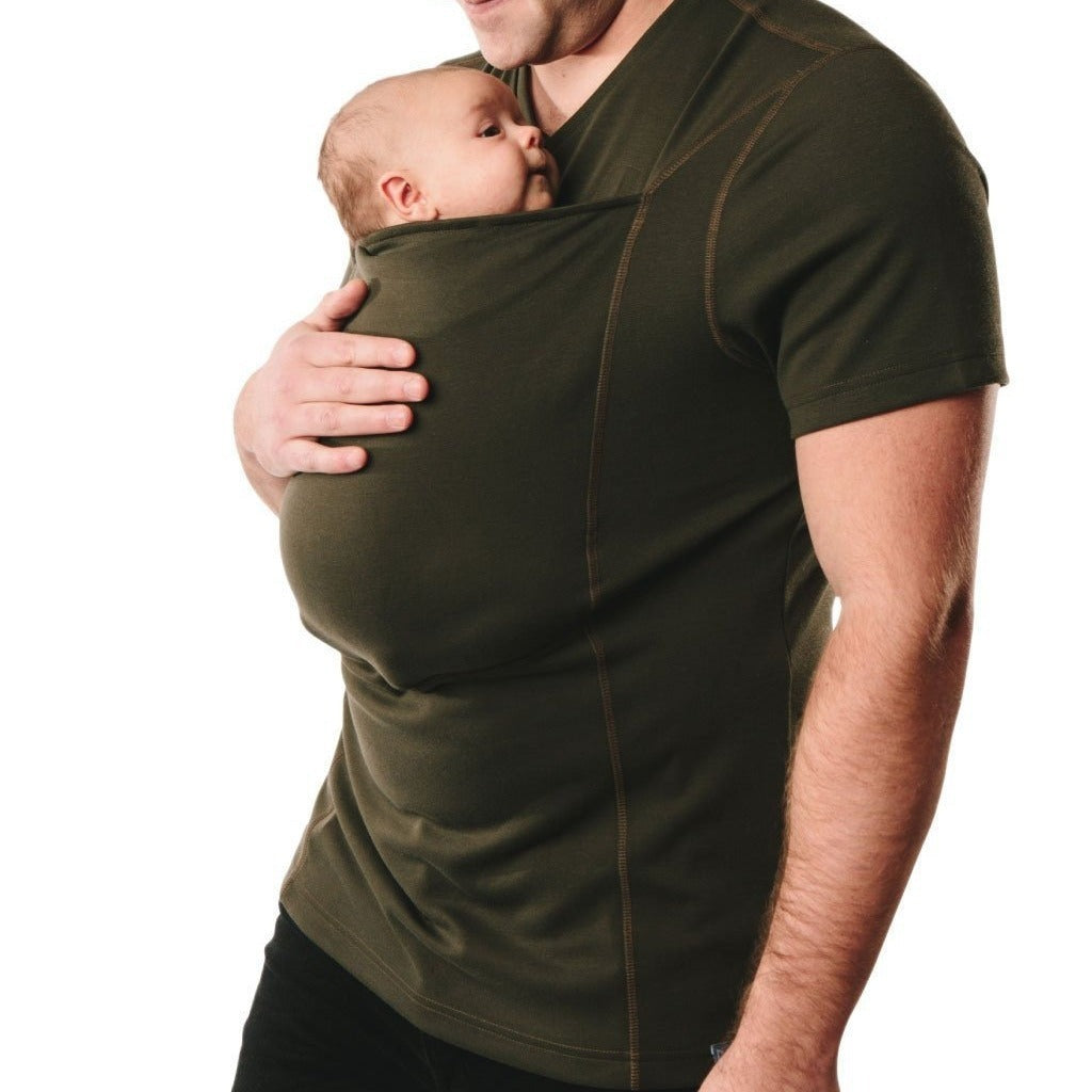 Dad Multifunctional Clothes Kangaroo Mummy Vest Long Sleeve