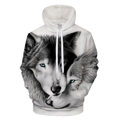 Male Wolf Tide Hooded Sweatshirt