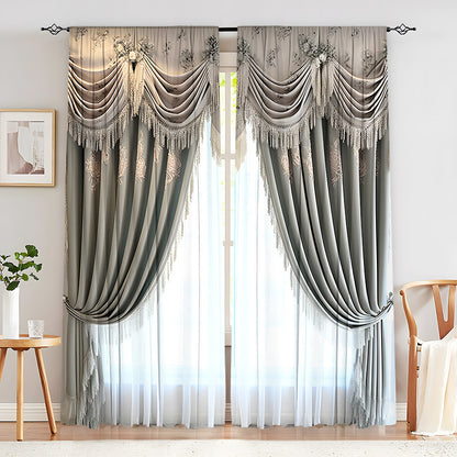 Creative Home European Flower Character Curtains