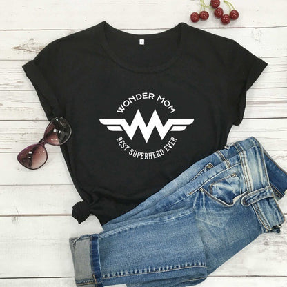 Mom Life Mom Shirt Funny Mom Polyester Casual Aesthetic T-shirt