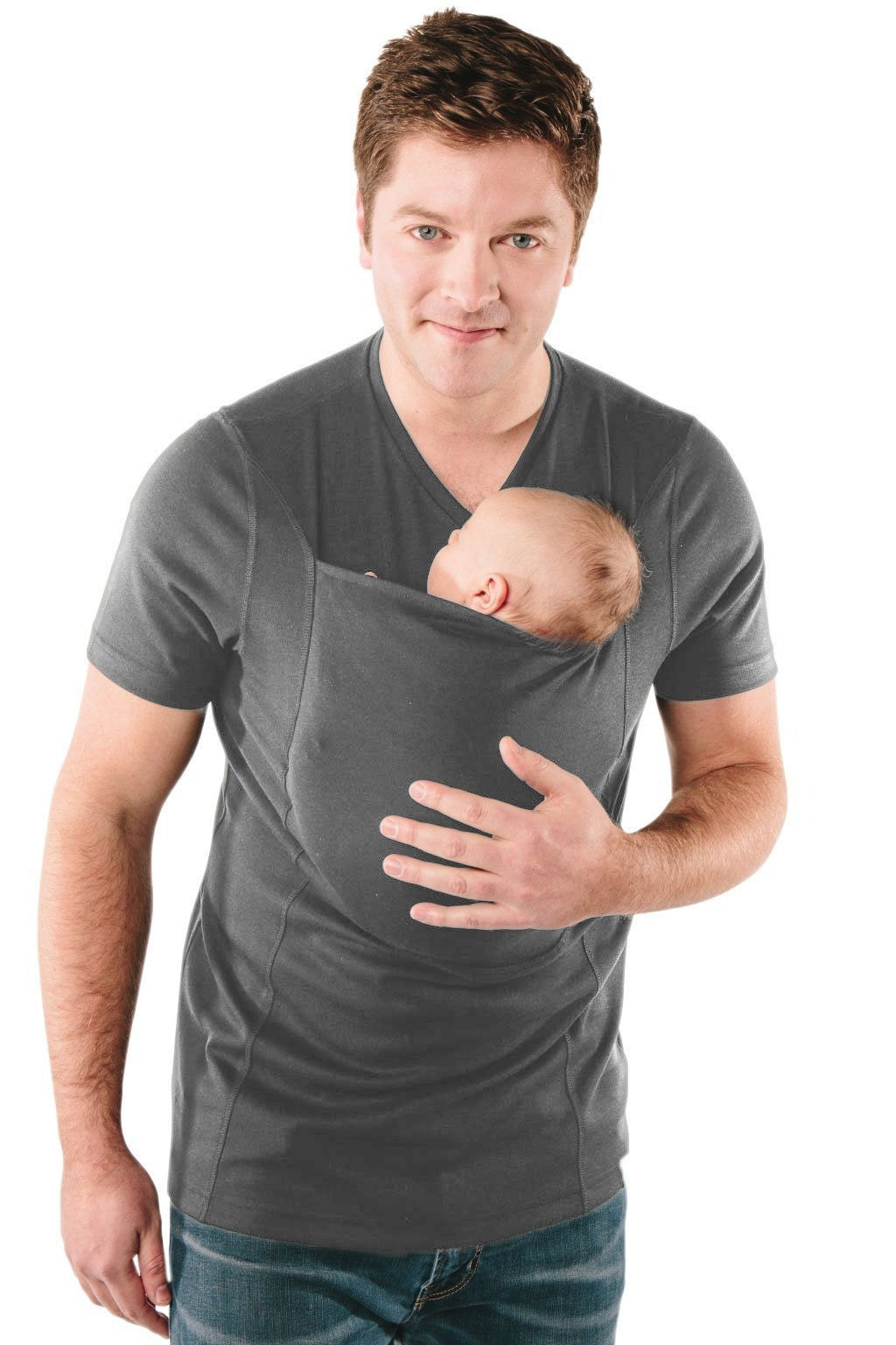 Dad Multifunctional Clothes Kangaroo Mummy Vest Long Sleeve