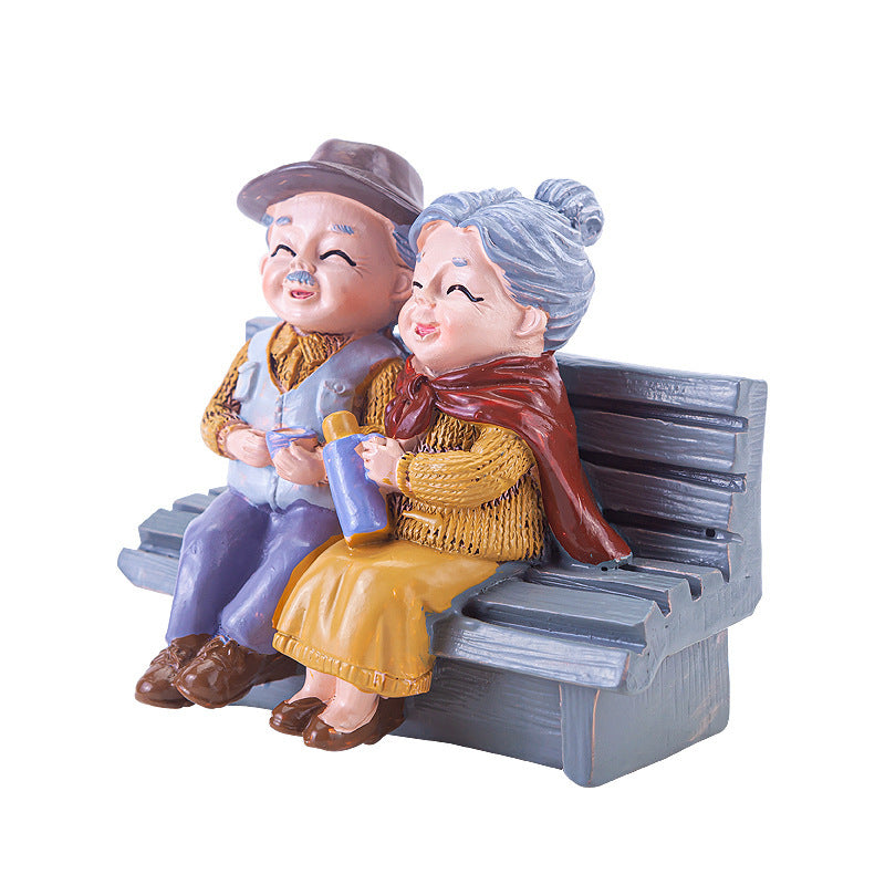 Husband And Granny Home Desktop Decoration Creative Grandparents
