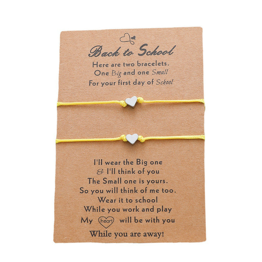 Love Woven Bracelet Personality Back To School