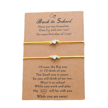 Love Woven Bracelet Personality Back To School