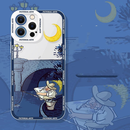 Internet Celebrity Uncle Mobile Phone Transparent Case