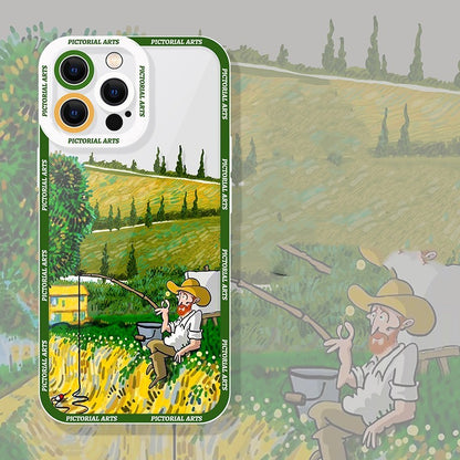 Internet Celebrity Uncle Mobile Phone Transparent Case