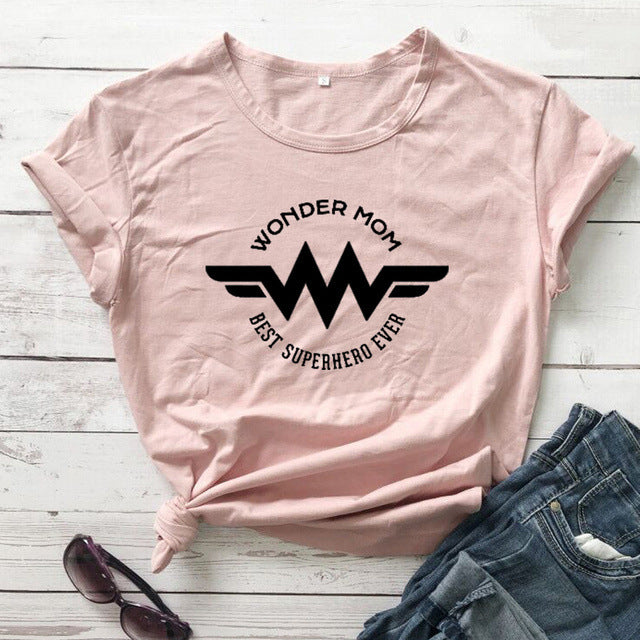 Mom Life Mom Shirt Funny Mom Polyester Casual Aesthetic T-shirt