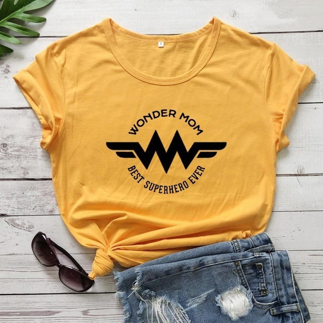 Mom Life Mom Shirt Funny Mom Polyester Casual Aesthetic T-shirt
