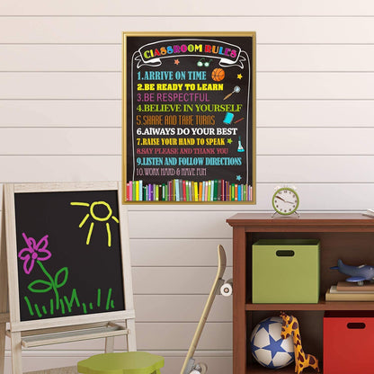 Welcome Back To School Classroom Rules Wall Layout Wall Stickers