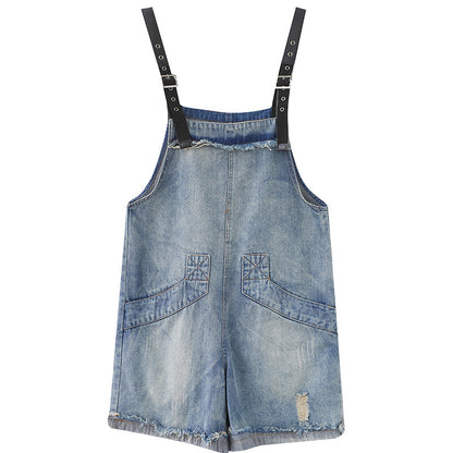 New Literary Large Size Fat Sister Jean Suspenders Female